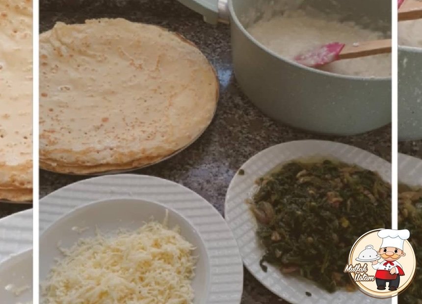 Ispanaklı Krep Sarma
