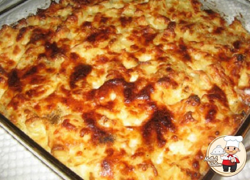 Sebzeli Beşamel Soslu Fırın Makarna