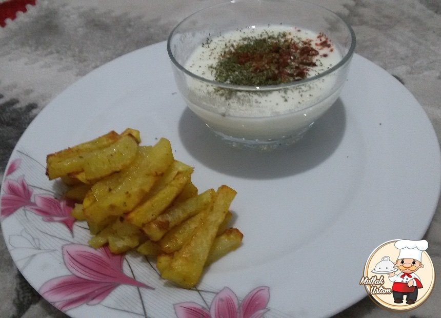 Fırında Patates Keyfi (Dip Soslu)