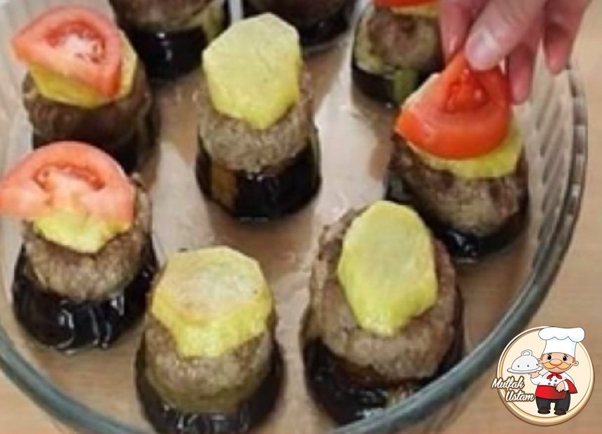Patlıcanlı Patatesli Kürdan Kebabı