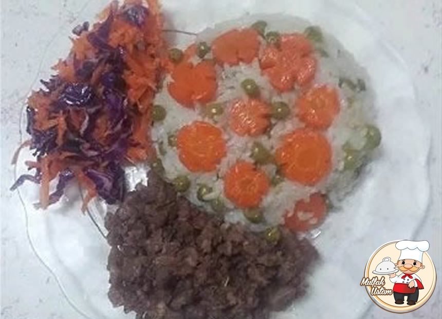 Havuçlu Bezelyeli Pirinç Pilavı